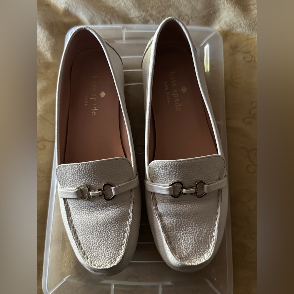 Kate Spade BERNICE Leather Driving Loafers, Size 7.5B